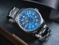 Preview: Laco Aachen Blaue Stunde Fliegeruhr Baumuster B 42mm - Automatik - Neue Version