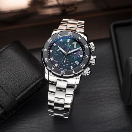 EDOX CO-1 Chronolady - 10255 3M NANDN Damenuhr