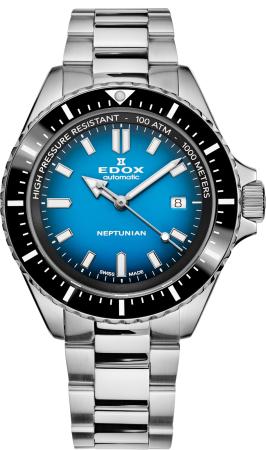 EDOX Neptunian Automatic 80120 3NM BUIDN Herrenuhr