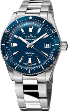 EDOX SkyDiver 38mm Date Automatic 80131 3BUM BUIN