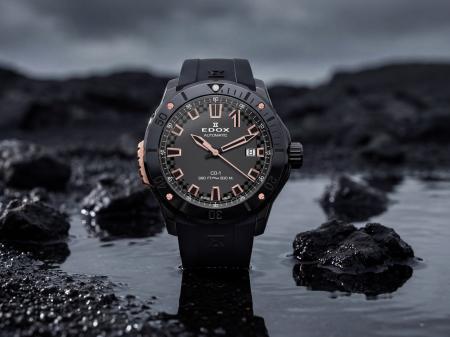 EDOX CO-1 Date Automatic 80137 37GMR CANR Herrenuhr