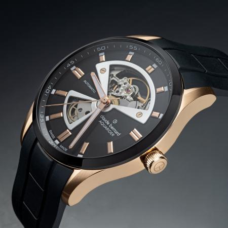 Preview: Claude Bernard - Aquarider Automatic Open Heart - 85030 357RNCA NIR