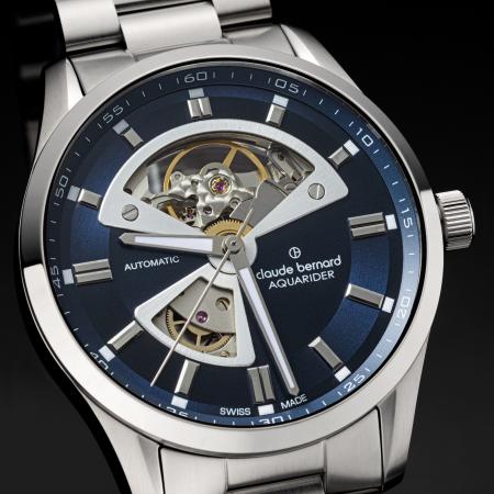 Preview: Claude Bernard - Aquarider Automatic Open Heart - 85030 3M BUIN
