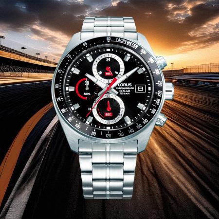 Lorus RZ615AX9 Chronograph Herrenuhr Solar