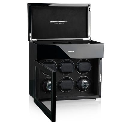 Preview: Benson Black Series II 6 Watch Winder - Black