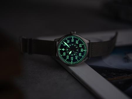 Laco Aachen Blaue Stunde Fliegeruhr Baumuster B 42mm - Automatik