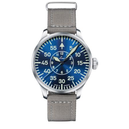 Laco Aachen Blaue Stunde Fliegeruhr Baumuster B 42mm - Automatik