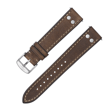 Laco Fliegerband Braun Vintage - 20mm