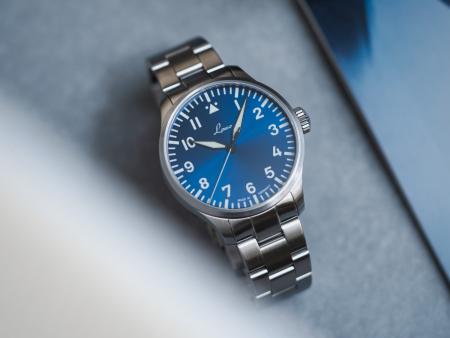Laco Augsburg Blaue Stunde MB Fliegeruhr Baumuster A 42mm - Automatik