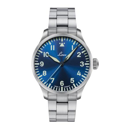Laco Augsburg Blaue Stunde MB Fliegeruhr Baumuster A 42mm - Automatik