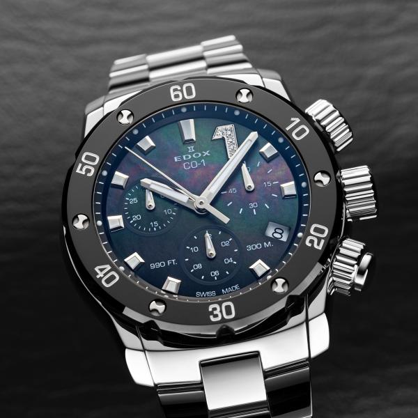 EDOX CO-1 Chronolady - 10255 3M NANDN Damenuhr