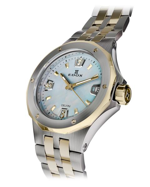 EDOX Delfin Date Lady 53100 357JM NADND