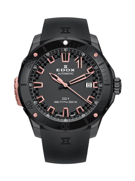 EDOX CO-1 Date Automatic 80137 37GMR CANR Herrenuhr