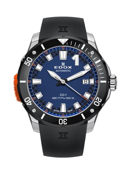 EDOX CO-1 Date Automatic 80137 3NO CABUN Men Watch