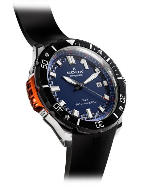 EDOX CO-1 Date Automatic 80137 3NO CABUN Men Watch