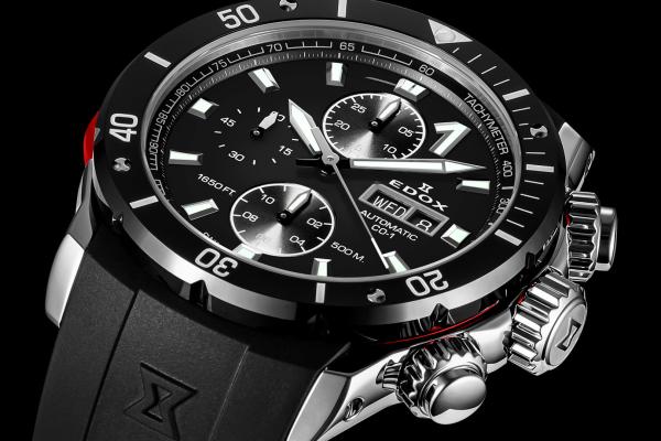 EDOX CO-1 Chronograph Automatic 01128 3NRCA NN Herrenuhr