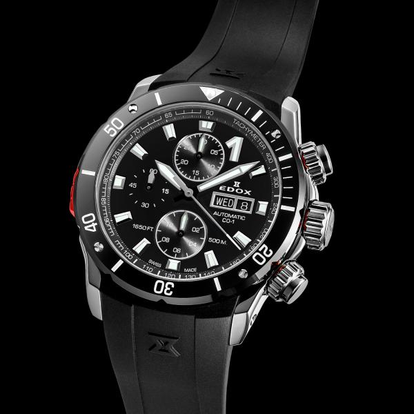 EDOX CO-1 Chronograph Automatic 01128 3NRCA NN Herrenuhr
