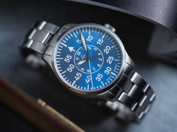 Laco Aachen Blaue Stunde Fliegeruhr Baumuster B 42mm - Automatik - Neue Version