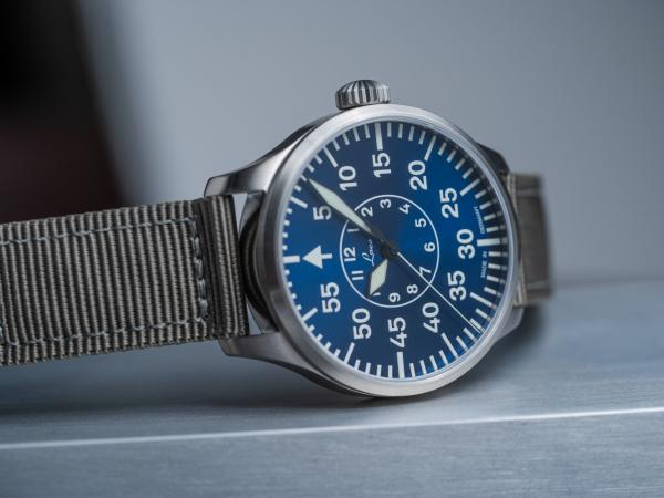 Laco Aachen Blaue Stunde Fliegeruhr Baumuster B 42mm - Automatik