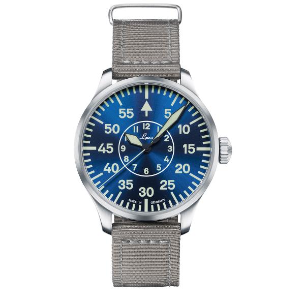 Laco Aachen Blaue Stunde Fliegeruhr Baumuster B 42mm - Automatik