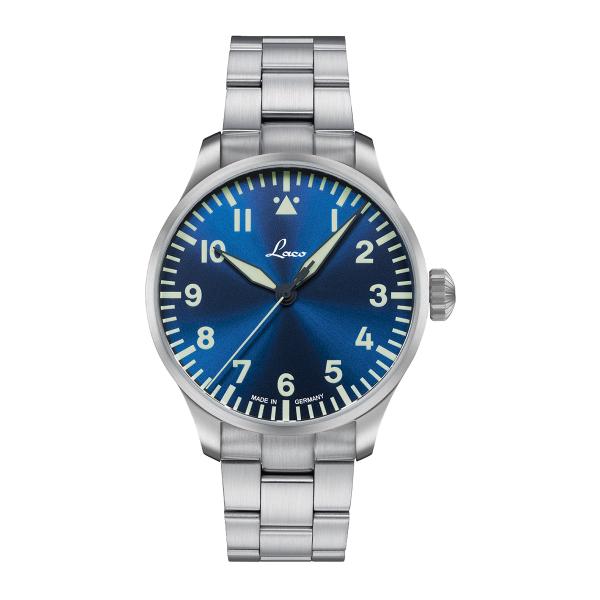 Laco Augsburg Blaue Stunde MB Fliegeruhr Baumuster A 42mm - Automatik